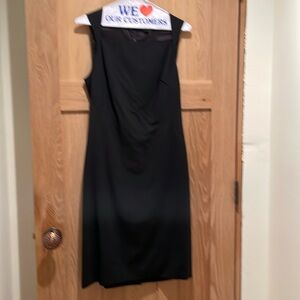 Ann Taylor black dress with square neckline